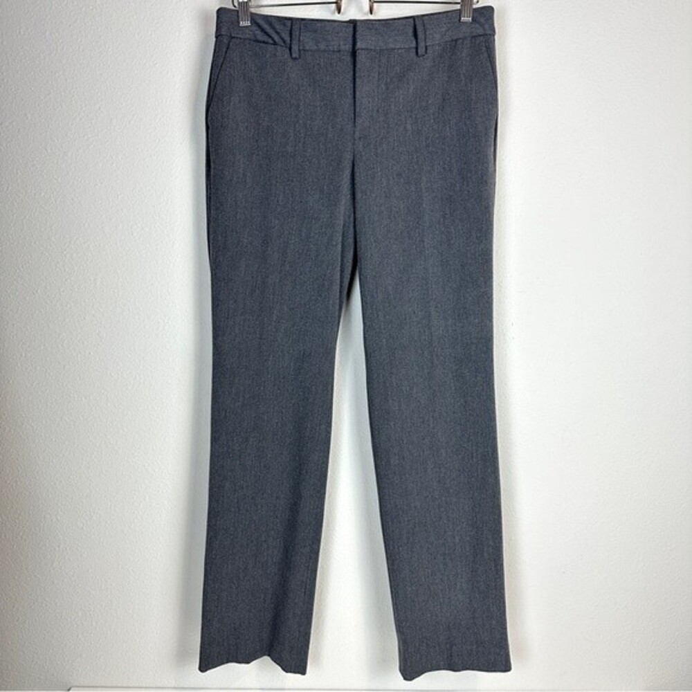 Eddie Bauer Mercer Fit Grey Straight Leg Trouser Pants 8